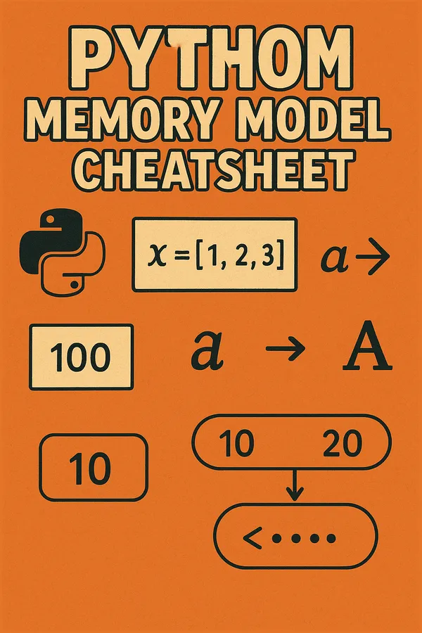 img of A cheat sheet of python memory model
